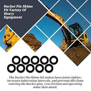 SMITH スカッドマグ GYUPTRK 8 x 65mm Bucket Pin Shim Kit for Excavator and Skid